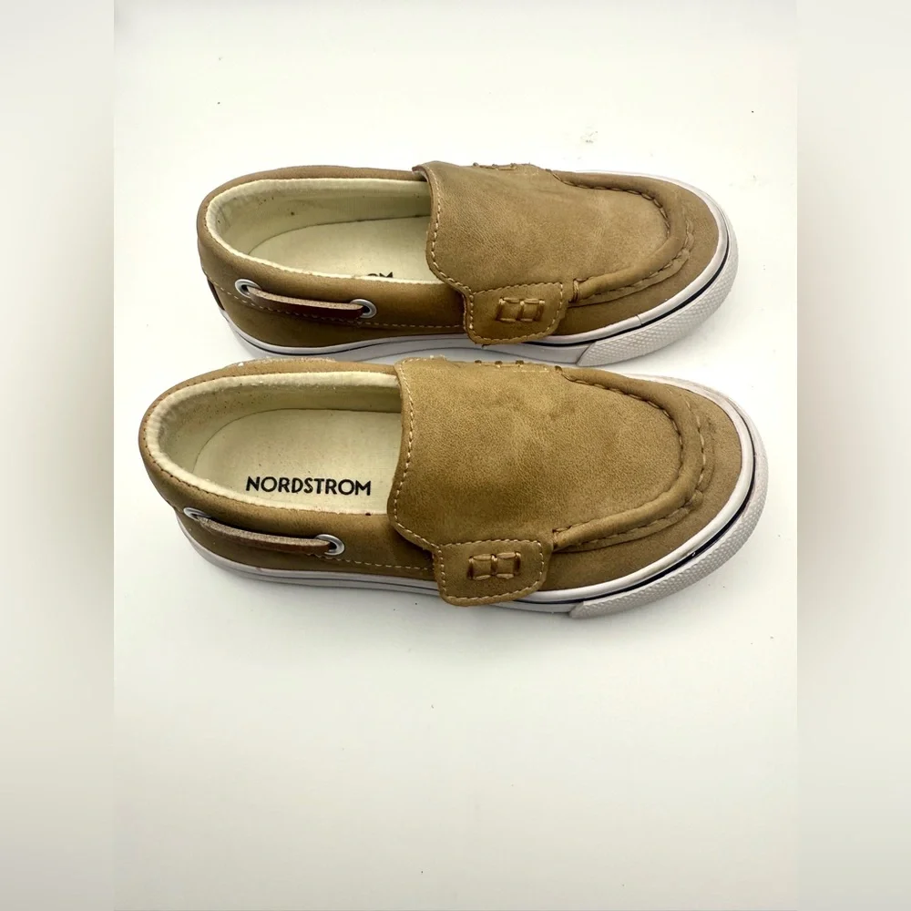 Nordstrom Kids Tan Boat Shoes